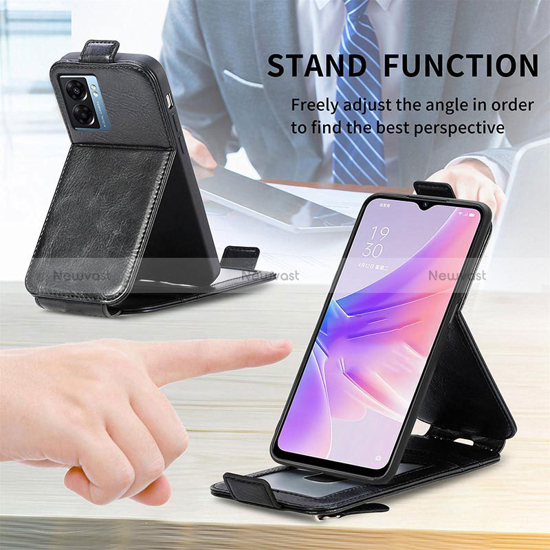 Leather Case Flip Cover Vertical for Oppo Reno8 4G