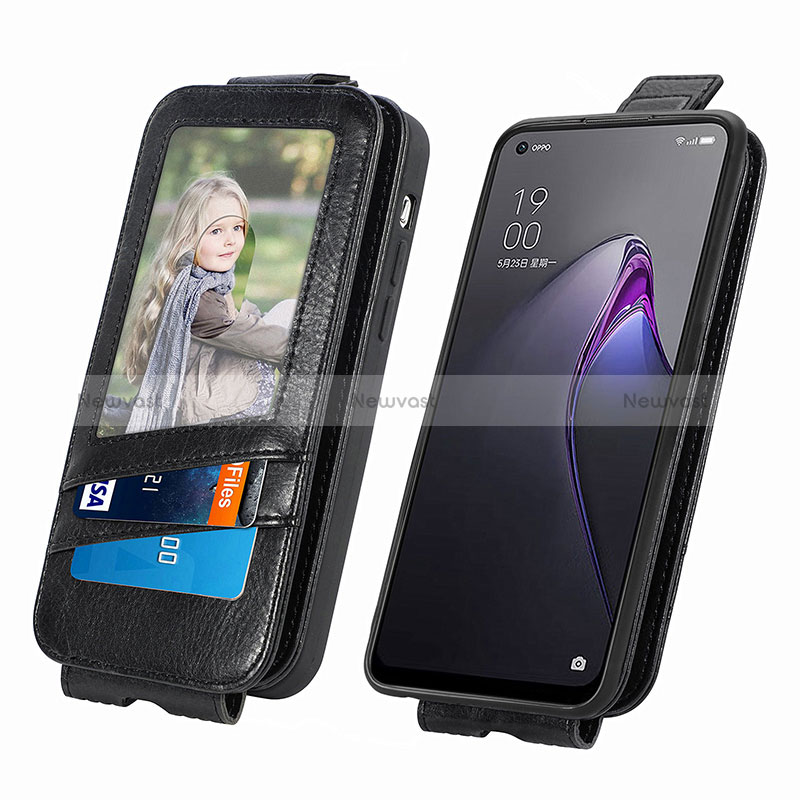 Leather Case Flip Cover Vertical for Oppo Reno8 5G