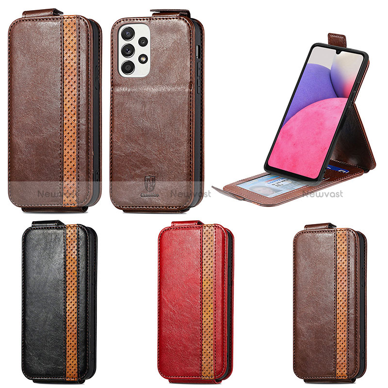 Leather Case Flip Cover Vertical for Samsung Galaxy A33 5G