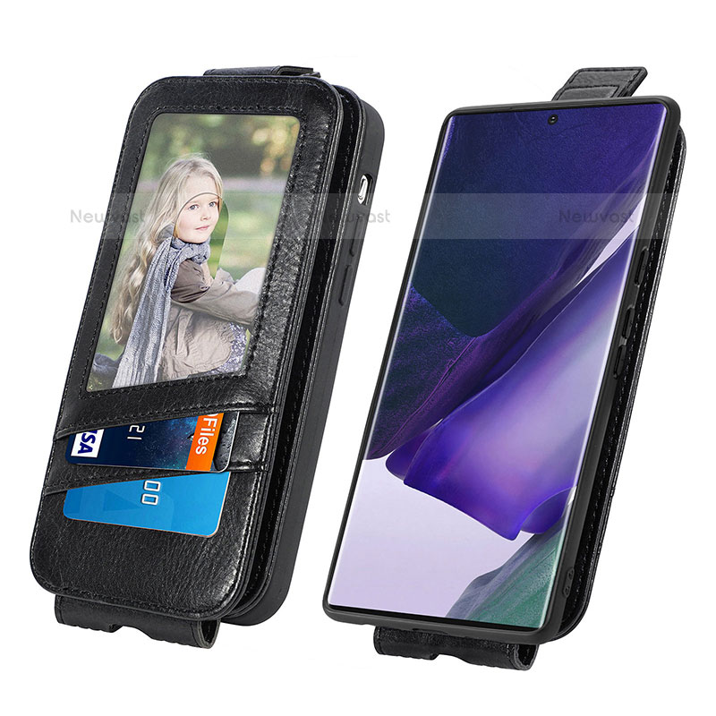 Leather Case Flip Cover Vertical for Samsung Galaxy S21 Ultra 5G