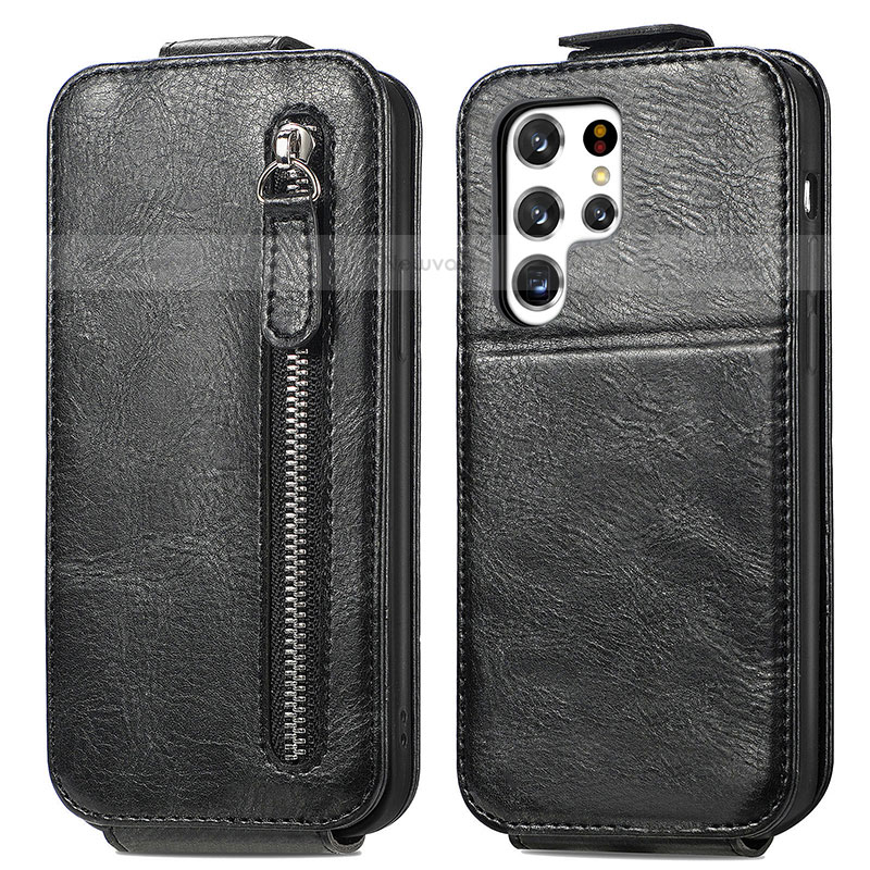 Leather Case Flip Cover Vertical for Samsung Galaxy S21 Ultra 5G