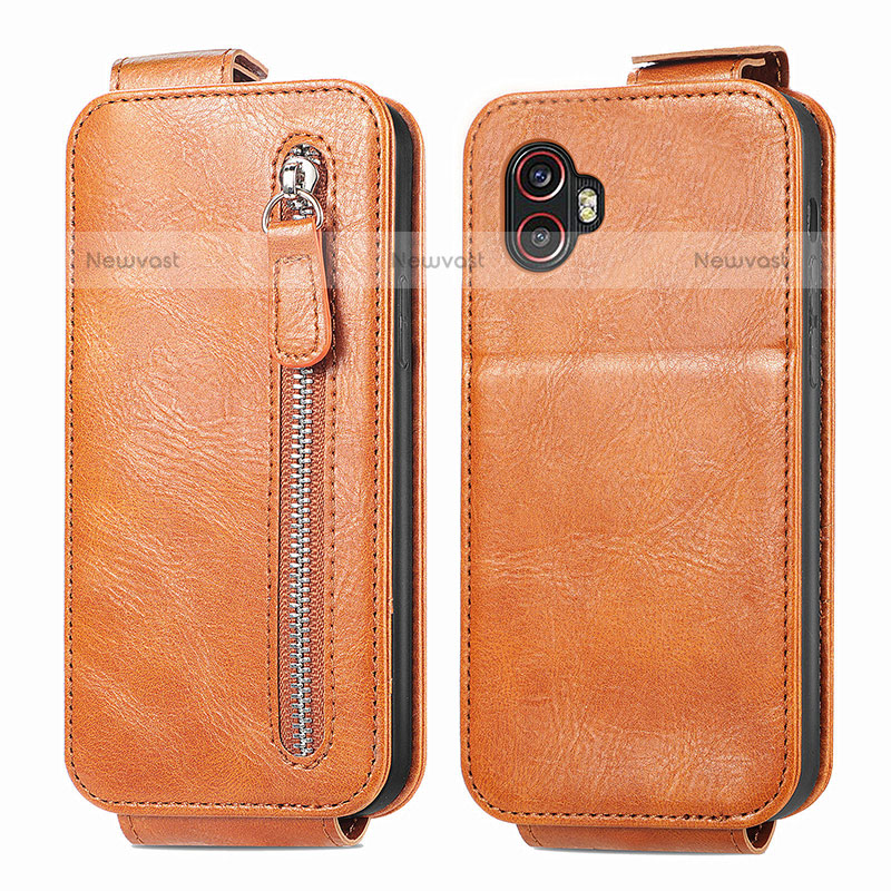 Leather Case Flip Cover Vertical for Samsung Galaxy XCover 6 Pro 5G