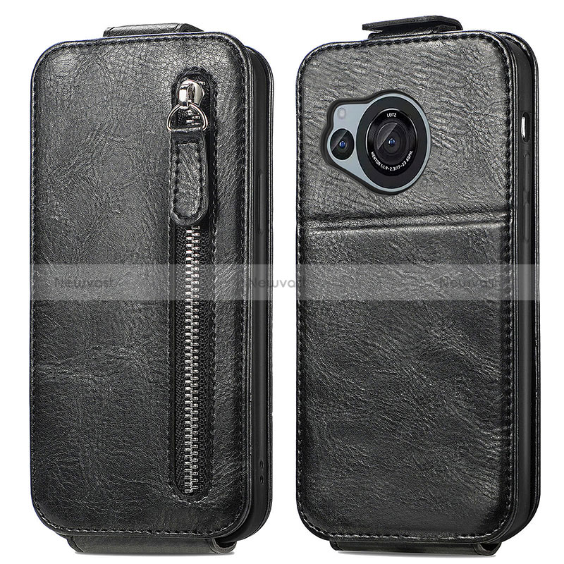 Leather Case Flip Cover Vertical for Sharp Aquos R8