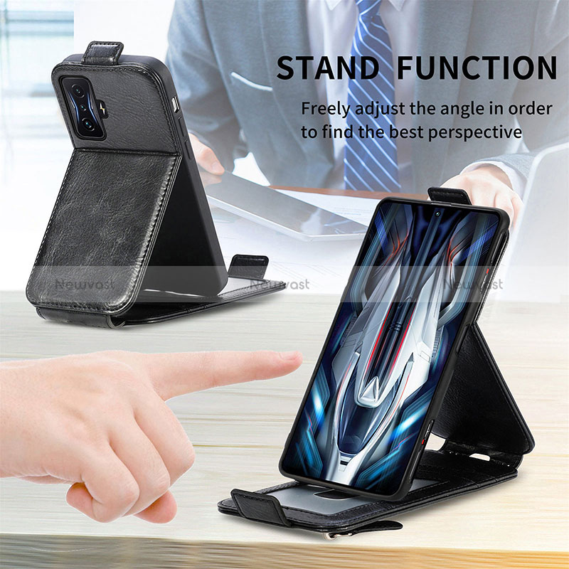 Leather Case Flip Cover Vertical for Xiaomi Poco F4 GT 5G