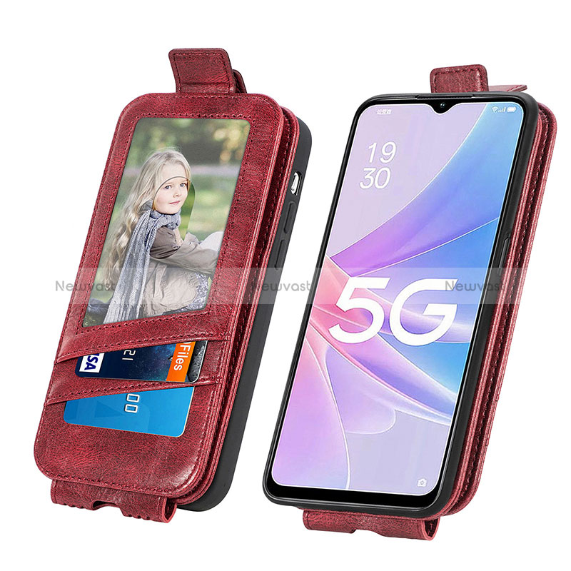 Leather Case Flip Cover Vertical S01D for Oppo A78 5G