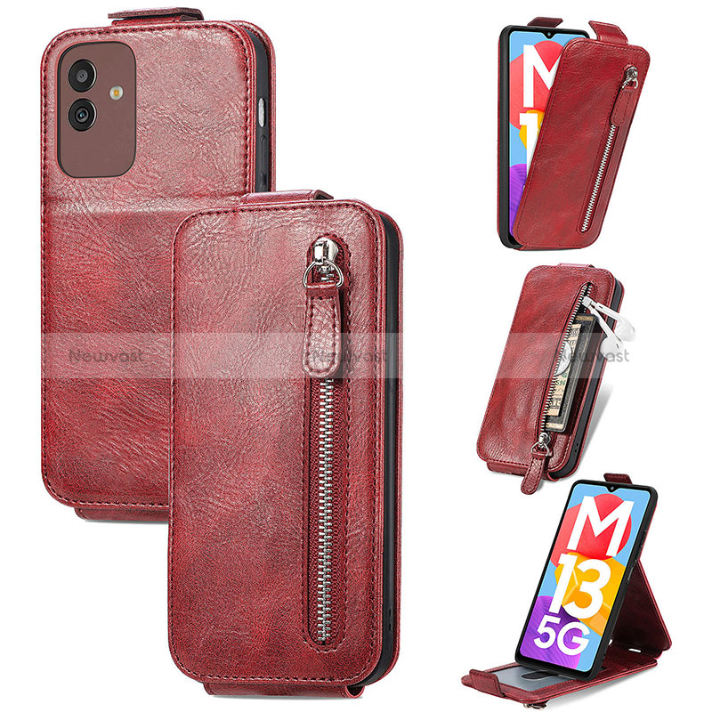 Leather Case Flip Cover Vertical S01D for Samsung Galaxy M13 5G