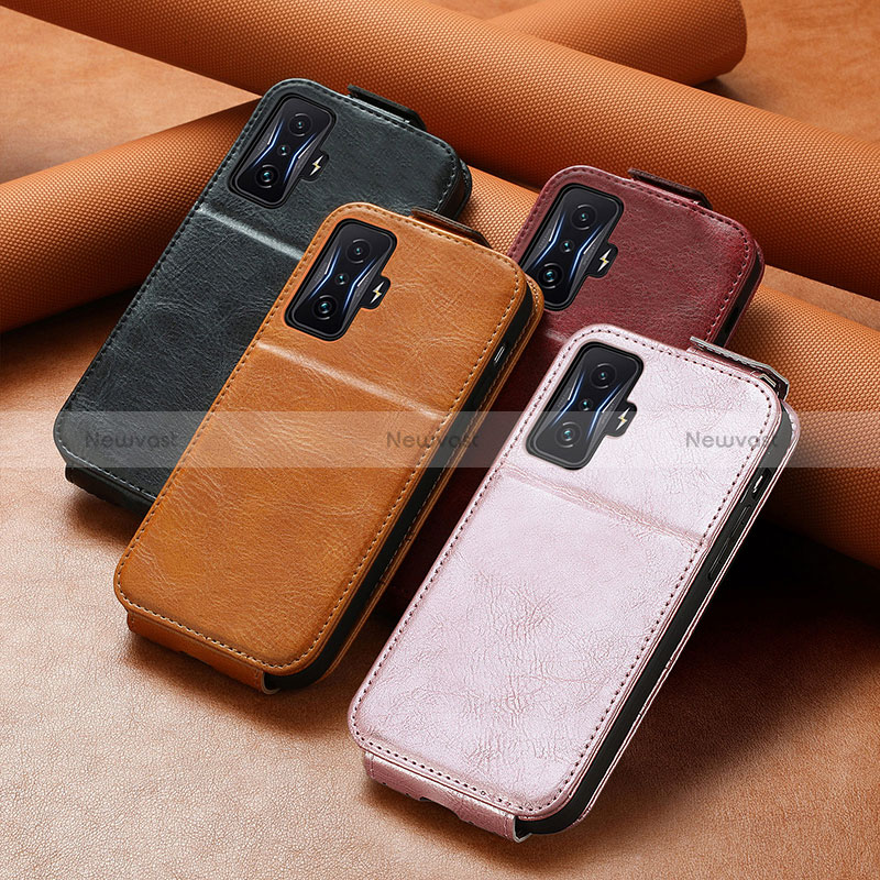Leather Case Flip Cover Vertical S01D for Xiaomi Poco F4 GT 5G