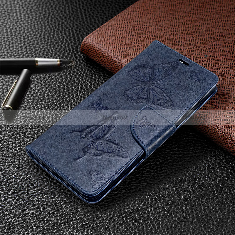 Leather Case Stands Butterfly Flip Cover Holder B01F for Samsung Galaxy M40S