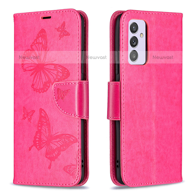 Leather Case Stands Butterfly Flip Cover Holder B01F for Samsung Galaxy Quantum2 5G