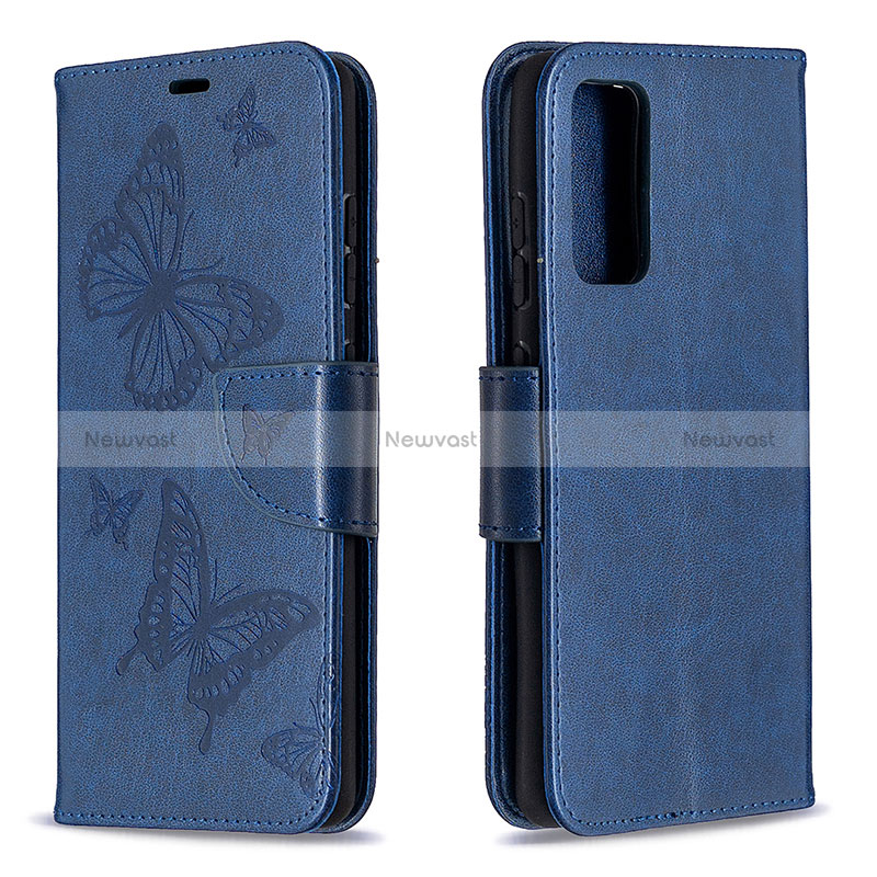 Leather Case Stands Butterfly Flip Cover Holder B01F for Samsung Galaxy S20 FE (2022) 5G