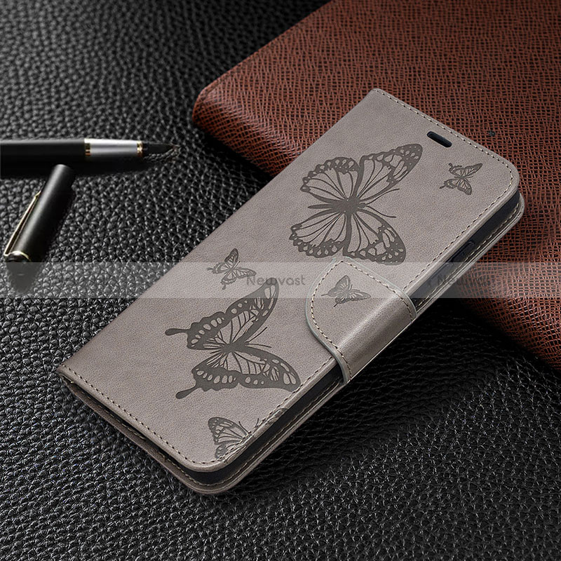 Leather Case Stands Butterfly Flip Cover Holder B01F for Samsung Galaxy S20 FE 5G