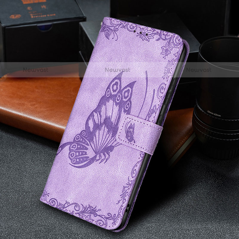 Leather Case Stands Butterfly Flip Cover Holder B02F for Samsung Galaxy S20 Ultra