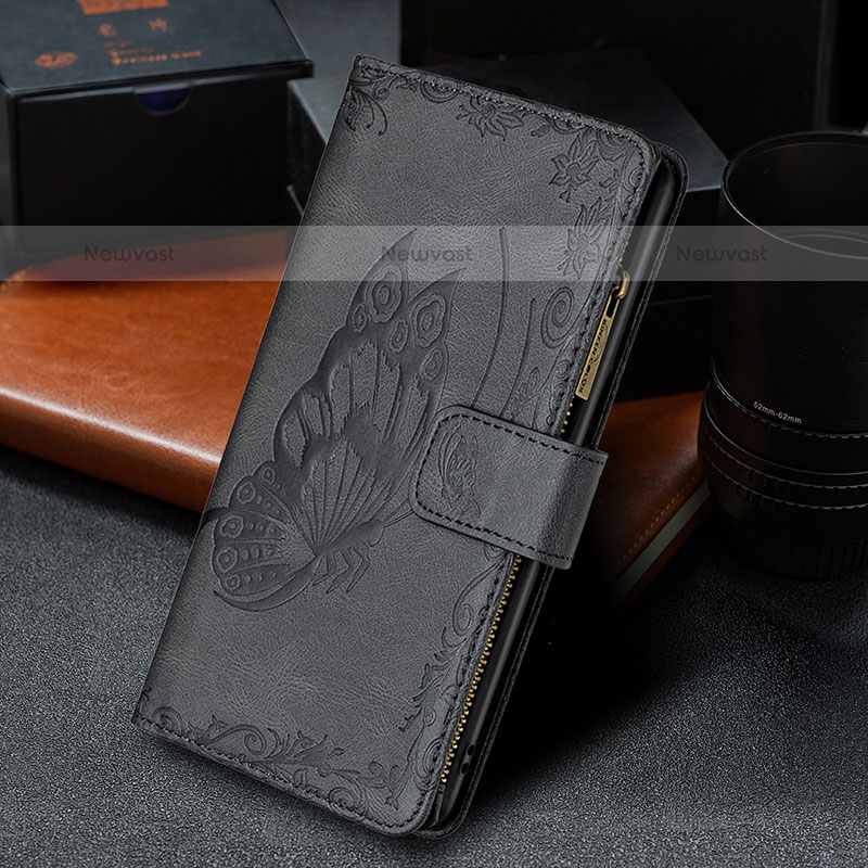 Leather Case Stands Butterfly Flip Cover Holder B03F for Samsung Galaxy A51 4G
