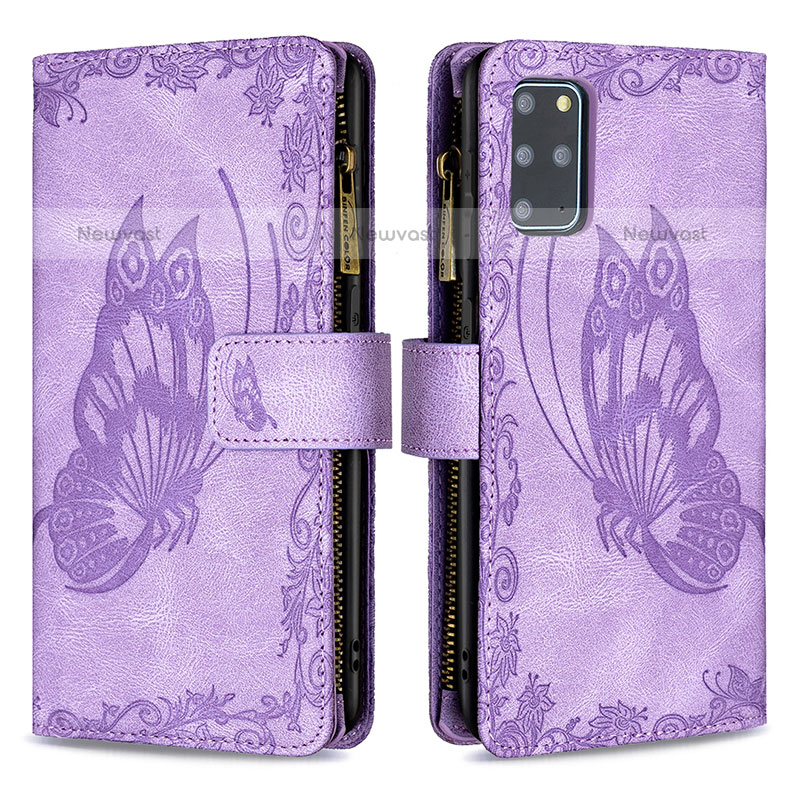Leather Case Stands Butterfly Flip Cover Holder B03F for Samsung Galaxy S20 Plus 5G
