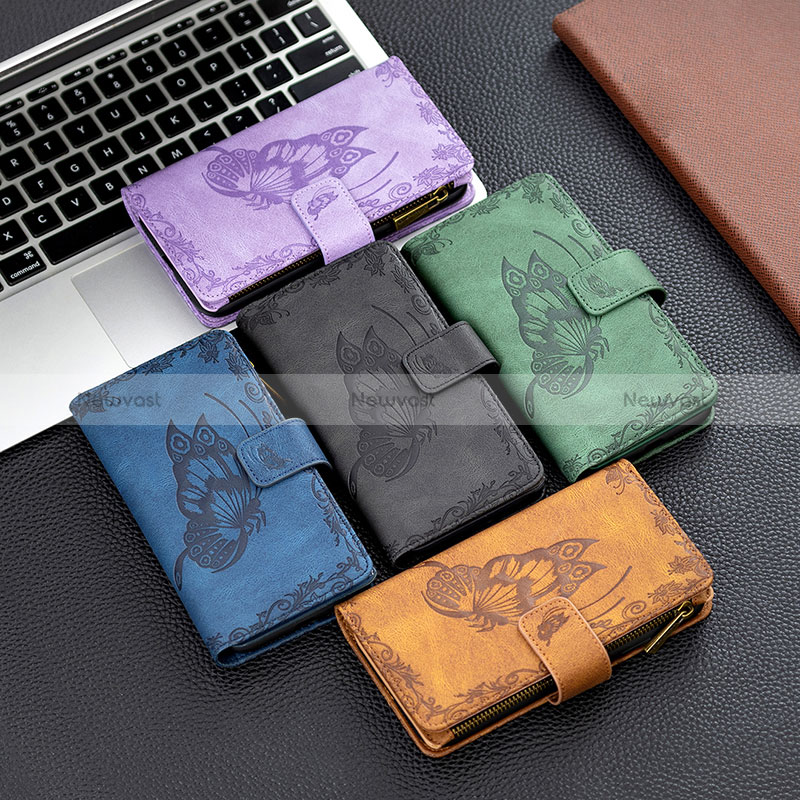Leather Case Stands Butterfly Flip Cover Holder B03F for Xiaomi Mi 10T Lite 5G
