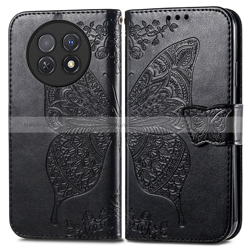 Leather Case Stands Butterfly Flip Cover Holder for Huawei Nova Y91