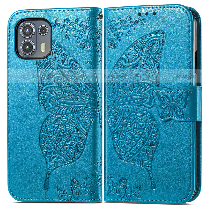 Leather Case Stands Butterfly Flip Cover Holder for Motorola Moto Edge 20 Lite 5G