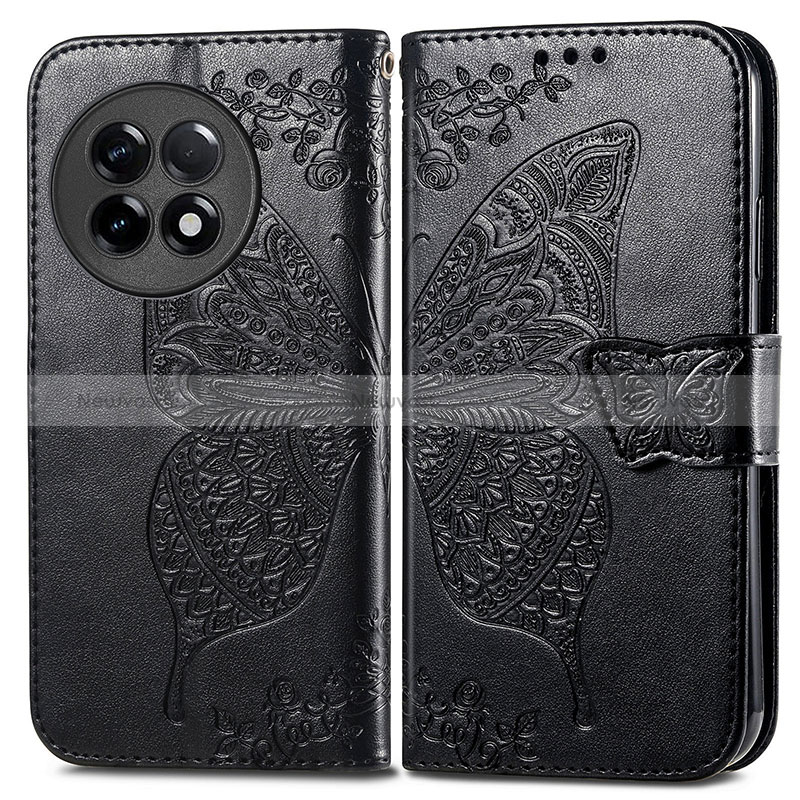 Leather Case Stands Butterfly Flip Cover Holder for OnePlus Ace 2 Pro 5G
