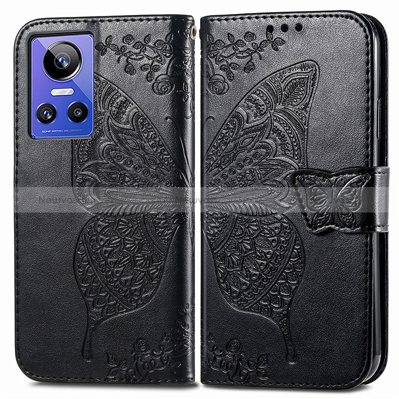 Leather Case Stands Butterfly Flip Cover Holder for Realme GT Neo3 5G