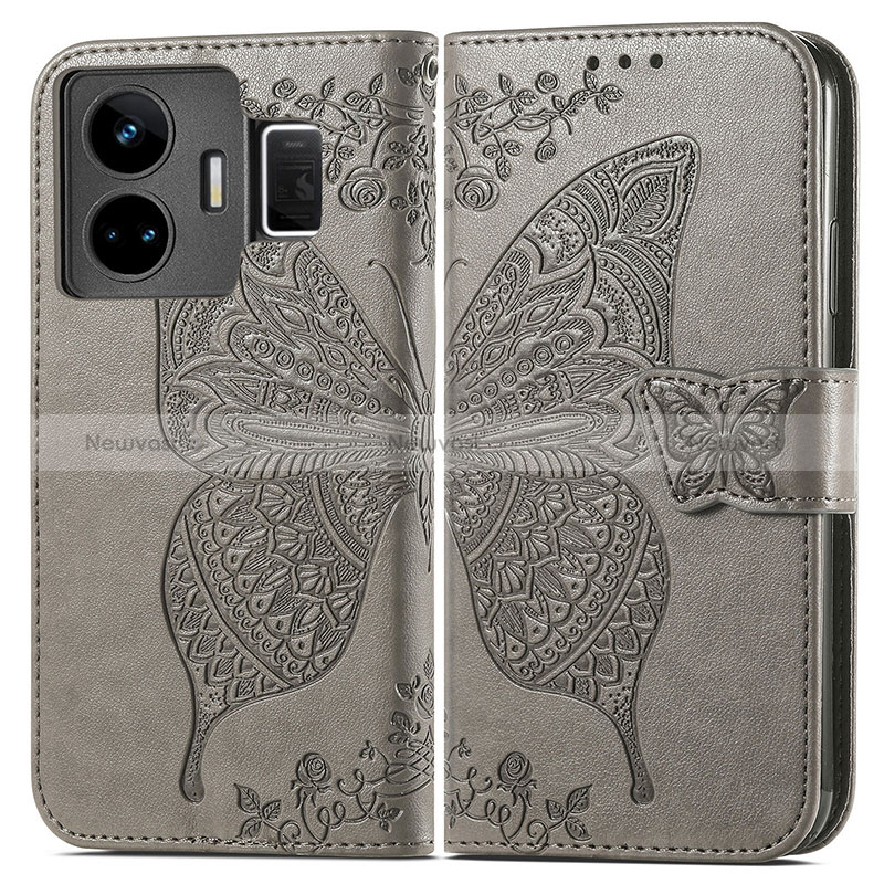 Leather Case Stands Butterfly Flip Cover Holder for Realme GT Neo5 5G