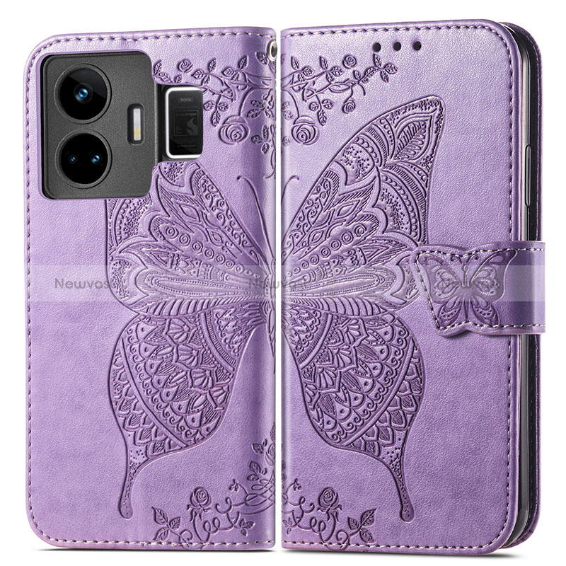 Leather Case Stands Butterfly Flip Cover Holder for Realme GT Neo5 5G