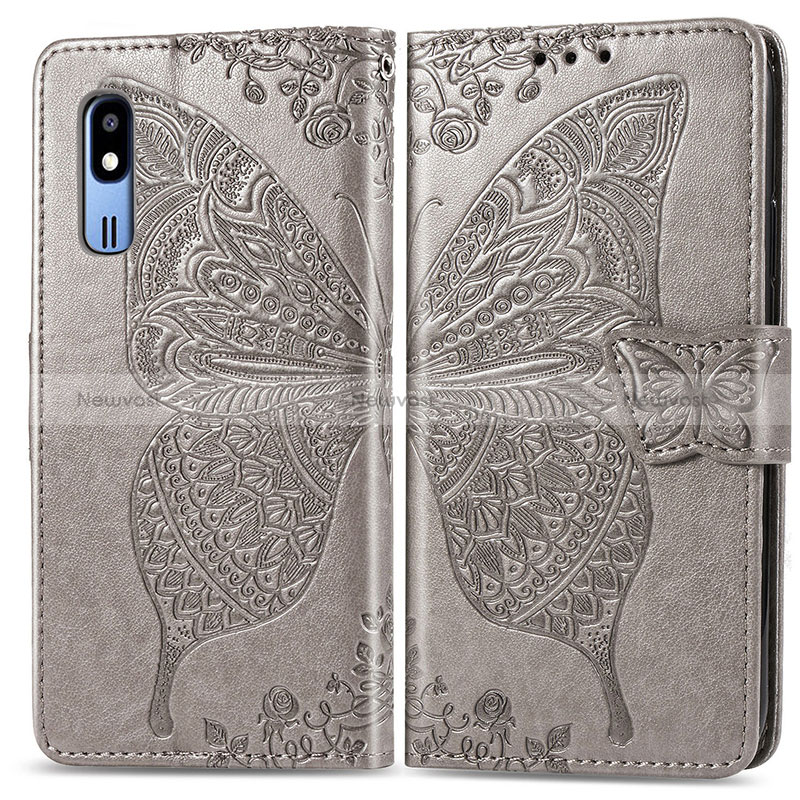 Leather Case Stands Butterfly Flip Cover Holder for Samsung Galaxy A2 Core A260F A260G