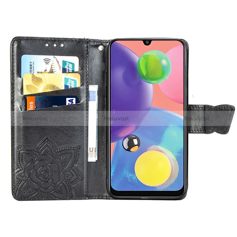 Leather Case Stands Butterfly Flip Cover Holder for Samsung Galaxy A70