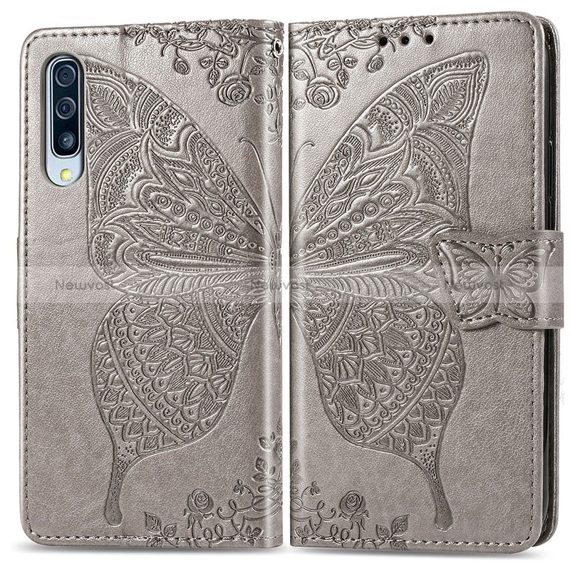 Leather Case Stands Butterfly Flip Cover Holder for Samsung Galaxy A70