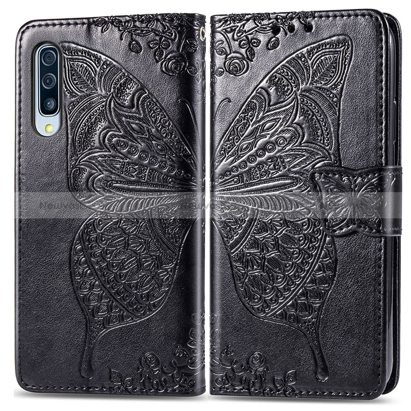 Leather Case Stands Butterfly Flip Cover Holder for Samsung Galaxy A70S
