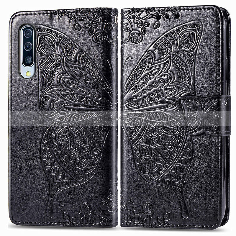 Leather Case Stands Butterfly Flip Cover Holder for Samsung Galaxy A90 5G