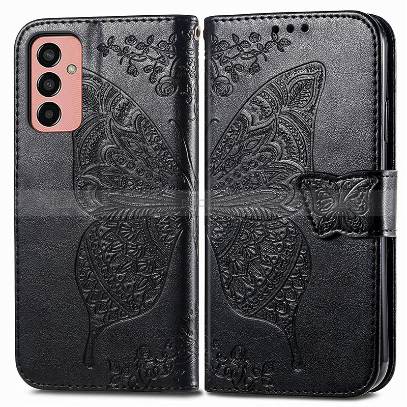 Leather Case Stands Butterfly Flip Cover Holder for Samsung Galaxy F13 4G