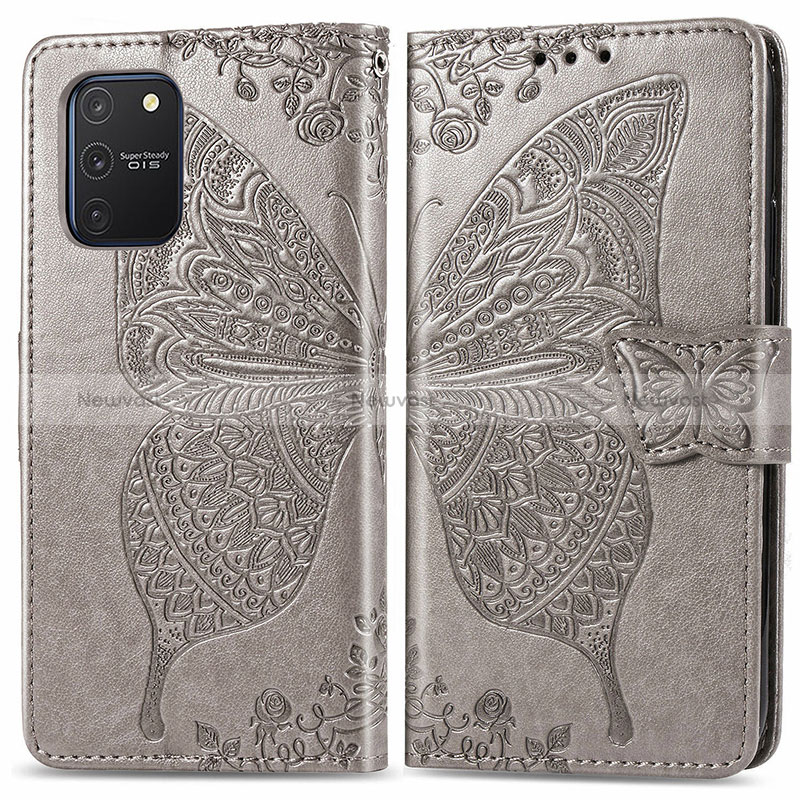 Leather Case Stands Butterfly Flip Cover Holder for Samsung Galaxy M80S