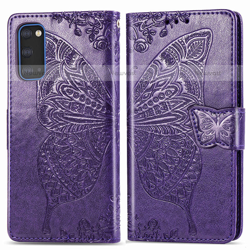 Leather Case Stands Butterfly Flip Cover Holder for Samsung Galaxy S20