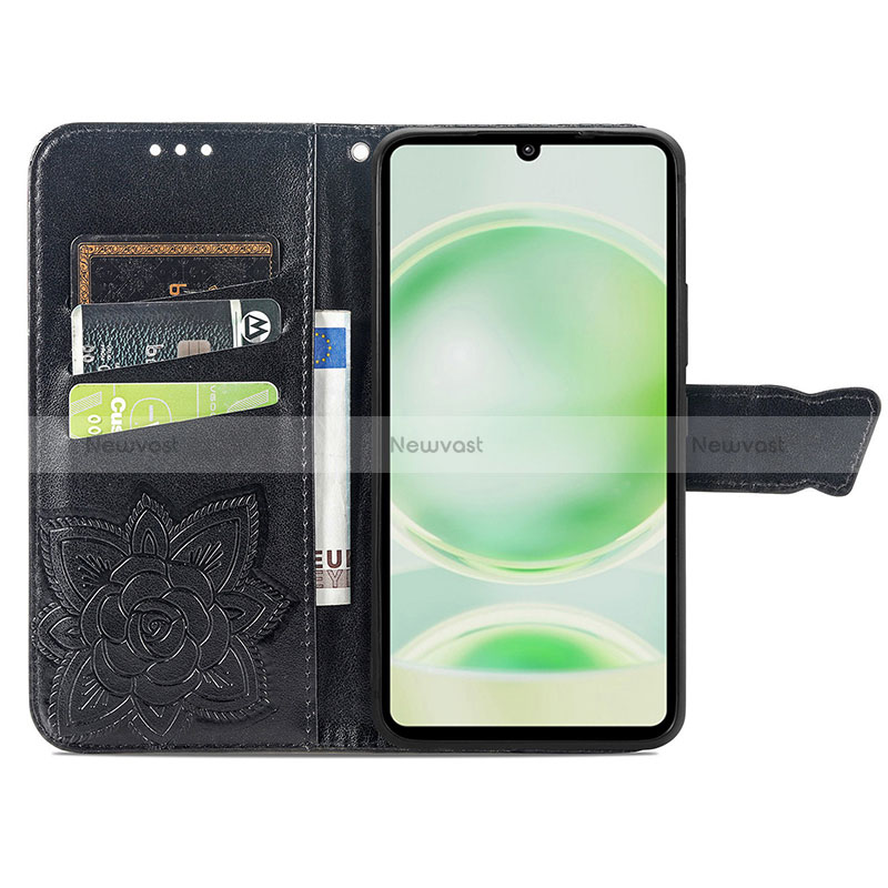 Leather Case Stands Butterfly Flip Cover Holder for Sharp Aquos Sense8