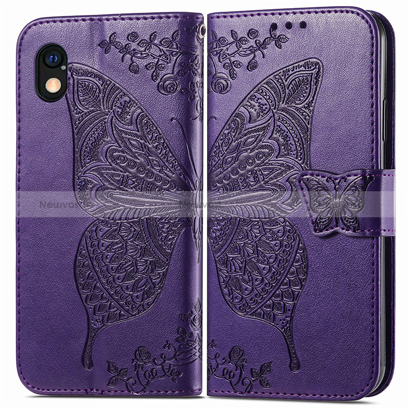Leather Case Stands Butterfly Flip Cover Holder for Sony Xperia Ace III
