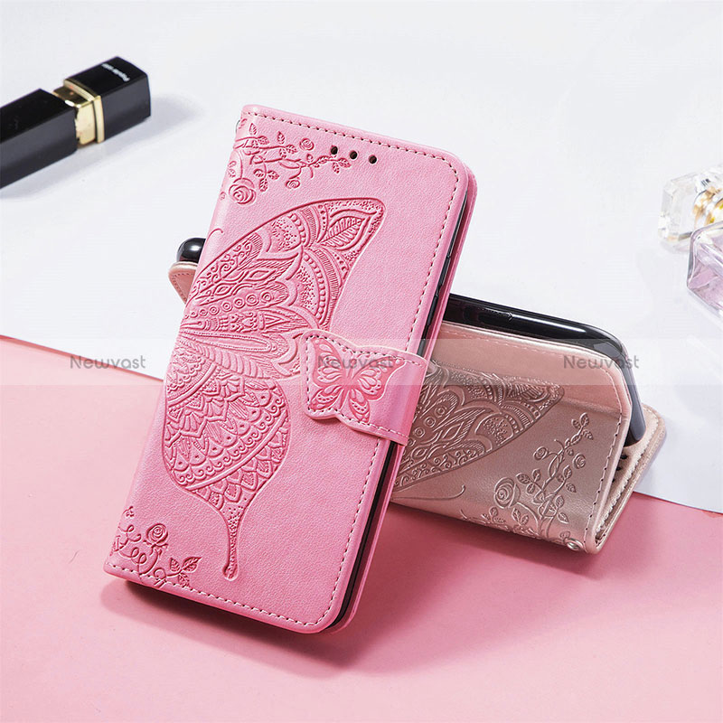 Leather Case Stands Butterfly Flip Cover Holder for Vivo V20