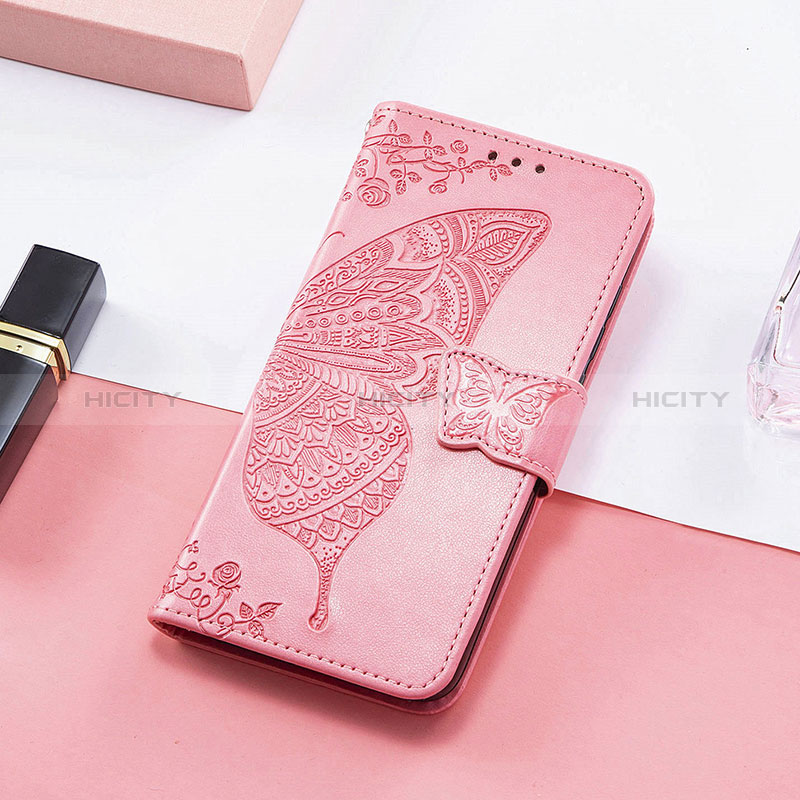 Leather Case Stands Butterfly Flip Cover Holder S01D for Samsung Galaxy M13 4G