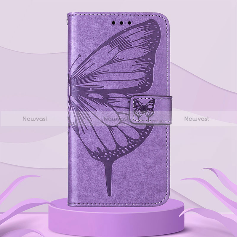 Leather Case Stands Butterfly Flip Cover Holder Y01B for Realme 9i 4G
