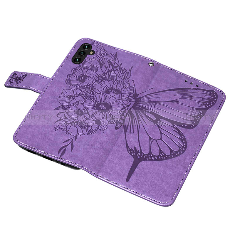 Leather Case Stands Butterfly Flip Cover Holder Y01B for Samsung Galaxy A04s