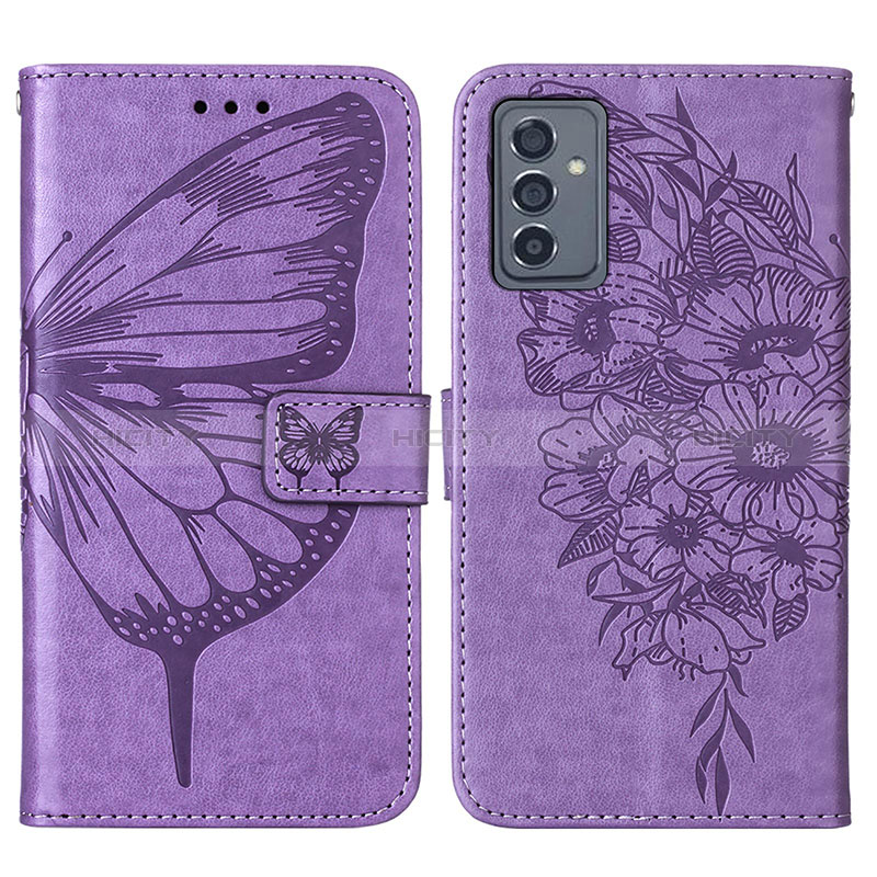Leather Case Stands Butterfly Flip Cover Holder Y01B for Samsung Galaxy A05s