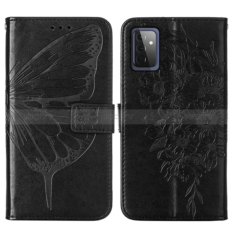 Leather Case Stands Butterfly Flip Cover Holder Y01B for Samsung Galaxy A72 5G