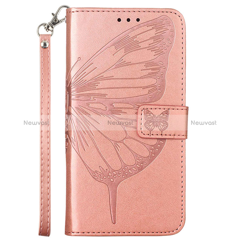Leather Case Stands Butterfly Flip Cover Holder YB2 for Xiaomi Mi 13 Lite 5G