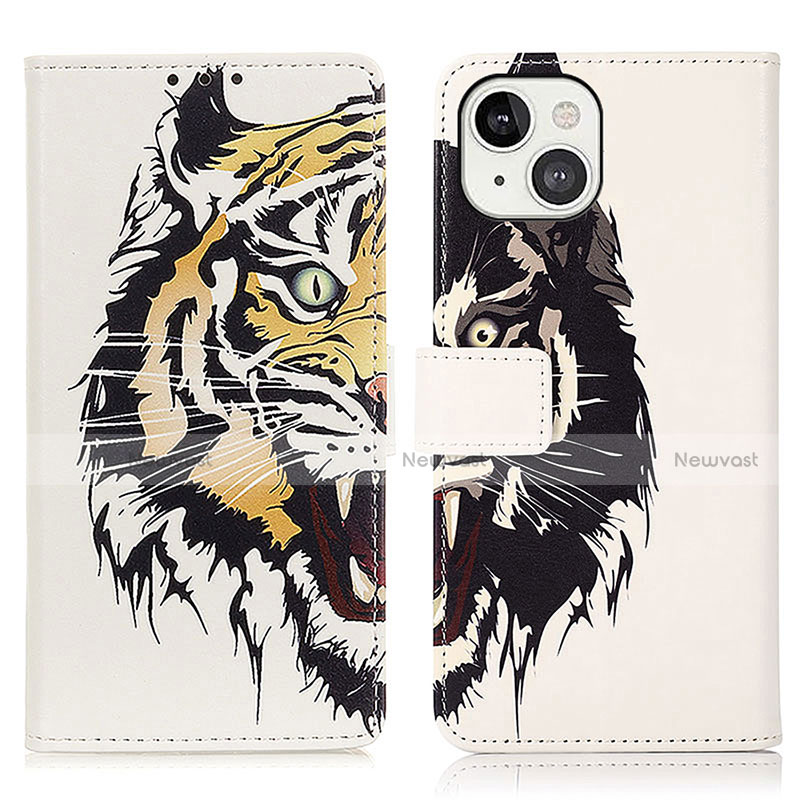 Leather Case Stands Fashionable Pattern Flip Cover A07 Holder for Apple iPhone 13