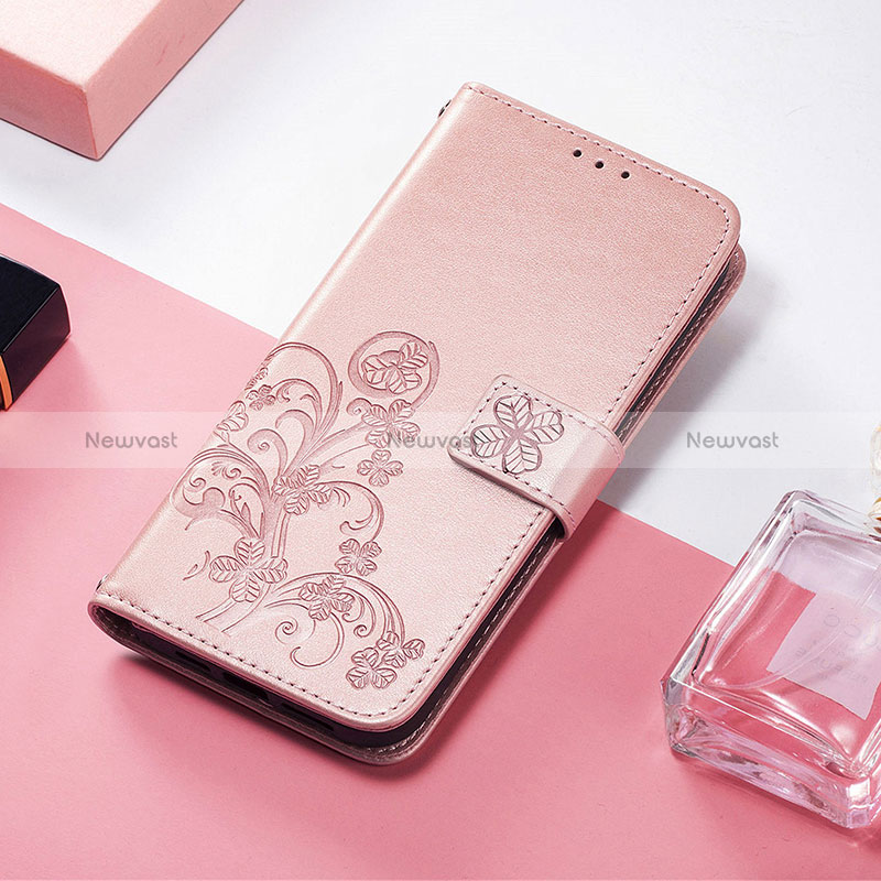 Leather Case Stands Fashionable Pattern Flip Cover H04 Holder for Apple iPhone 14 Pro