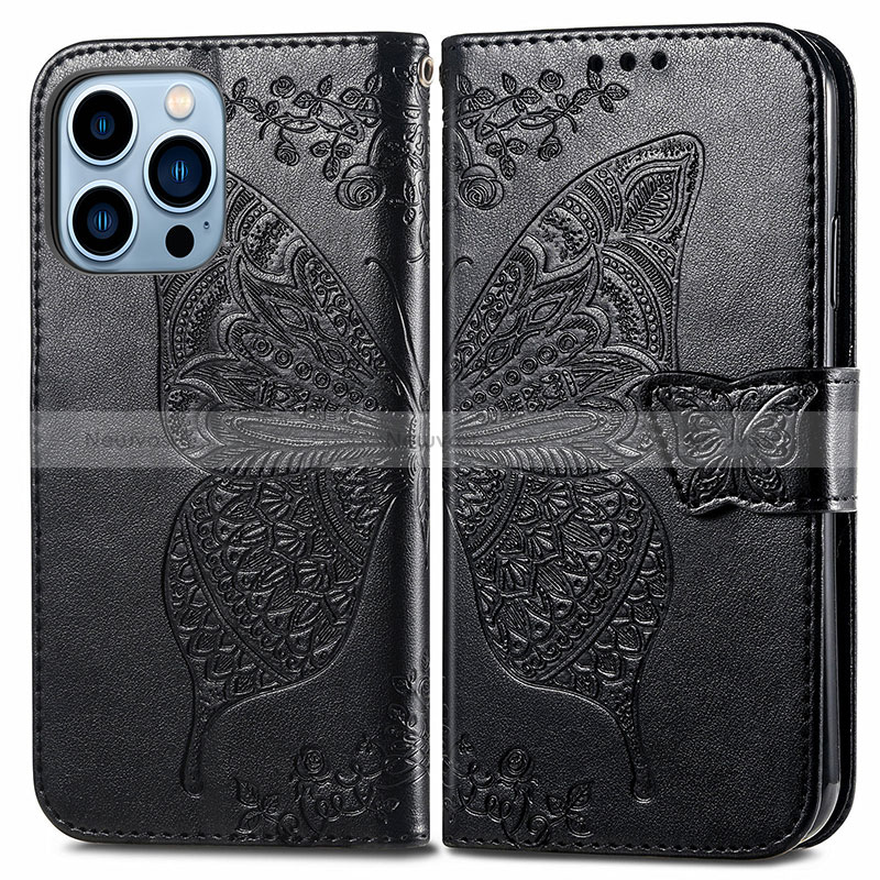 Leather Case Stands Fashionable Pattern Flip Cover H07 Holder for Apple iPhone 14 Pro Max