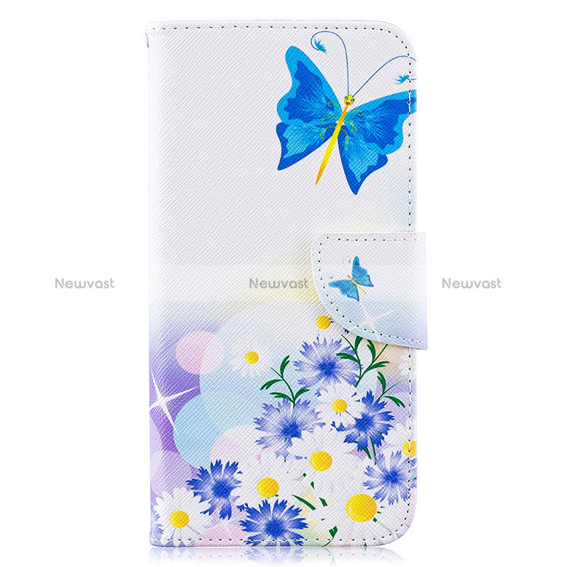 Leather Case Stands Fashionable Pattern Flip Cover Holder B01F for Samsung Galaxy A10