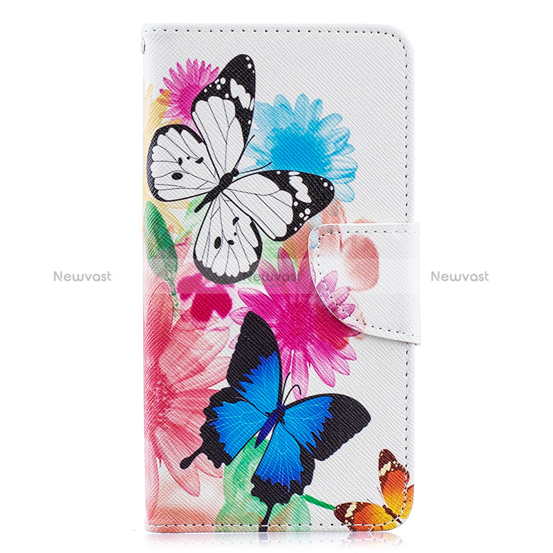 Leather Case Stands Fashionable Pattern Flip Cover Holder B01F for Samsung Galaxy A40
