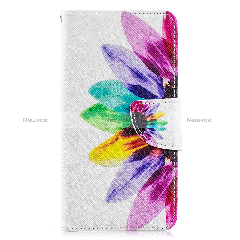Leather Case Stands Fashionable Pattern Flip Cover Holder B01F for Samsung Galaxy A40 Mixed