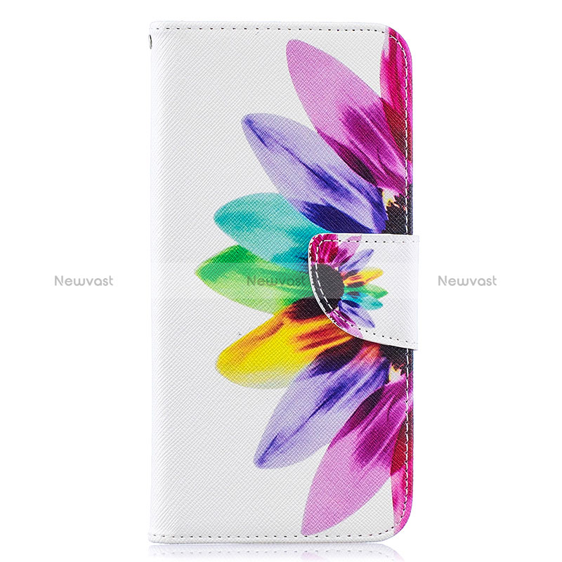 Leather Case Stands Fashionable Pattern Flip Cover Holder B01F for Samsung Galaxy A50