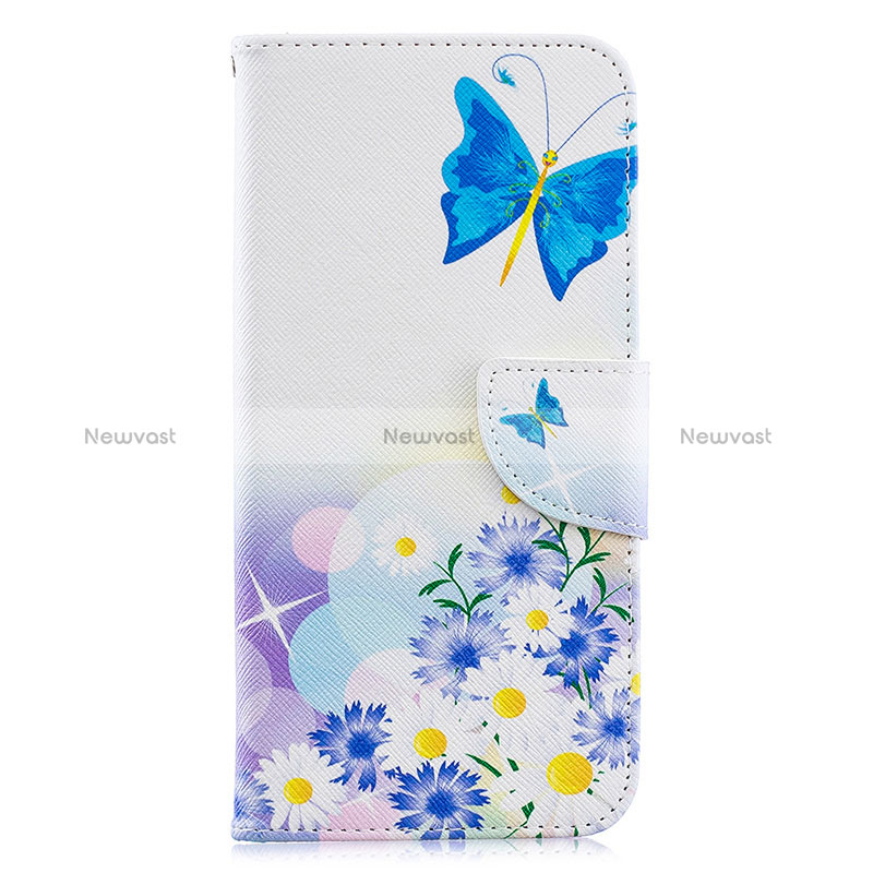 Leather Case Stands Fashionable Pattern Flip Cover Holder B01F for Samsung Galaxy M10S